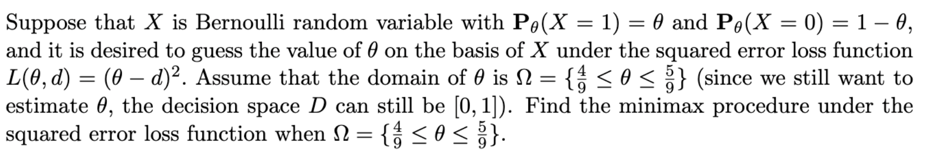Suppose that X is Bernoulli random variable with Po(X | Chegg.com