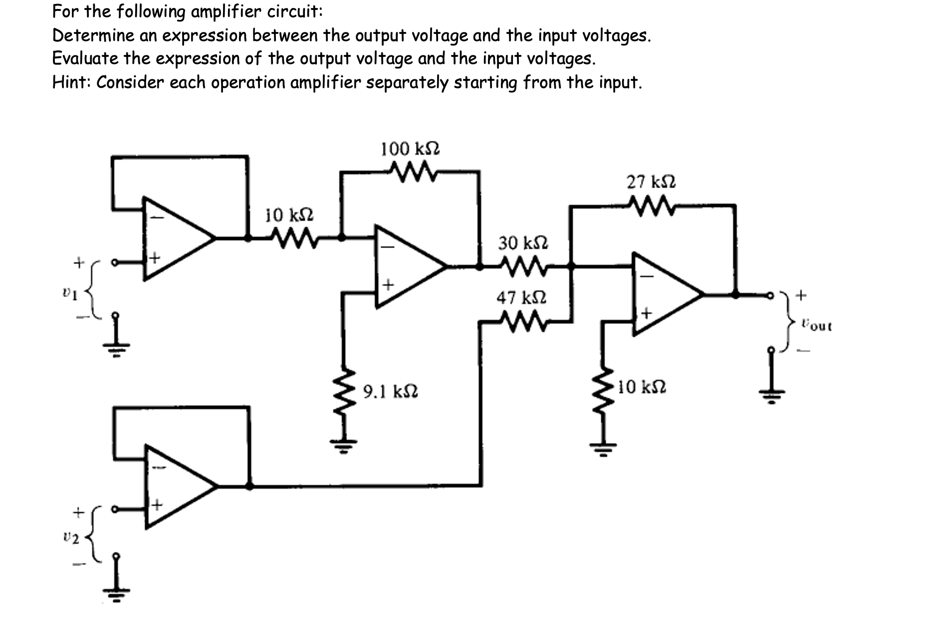 Solved Operational Amplifier Circuit: Elaborate For the | Chegg.com