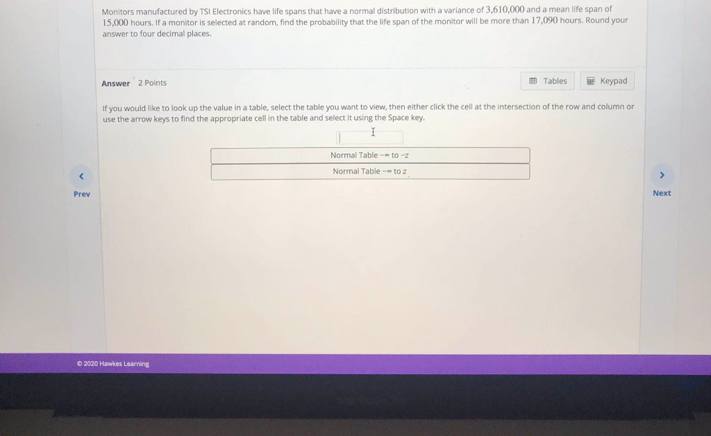 Solved Monitors manufactured by TSI Electronics have life