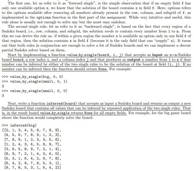 please write the code in python explain how the rules | Chegg.com