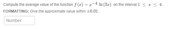 Solved Compute The Average Value Of The Function | Chegg.com