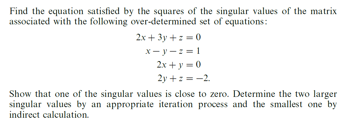 Solved Find the equation satisfied by the squares of the | Chegg.com