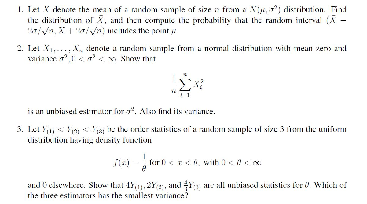 solved-1-let-x-denote-the-mean-of-a-random-sample-of-size-n-chegg