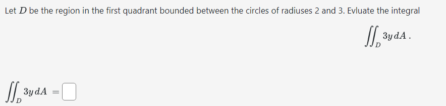 Solved Let D be the region in the first quadrant bounded | Chegg.com
