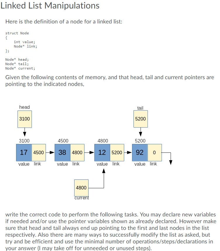 Solved Insert a new node with a value of 55 after the node | Chegg.com