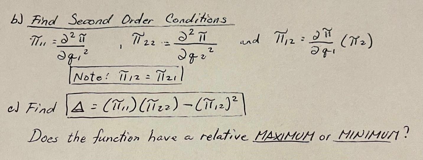 Solved For A Monopoly The Profit Function Is Given N Chegg Com