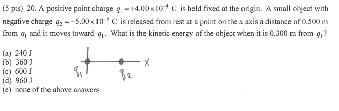 Solved 5 Pts A Positive Point Charge 91 4 00x104 Chegg Com