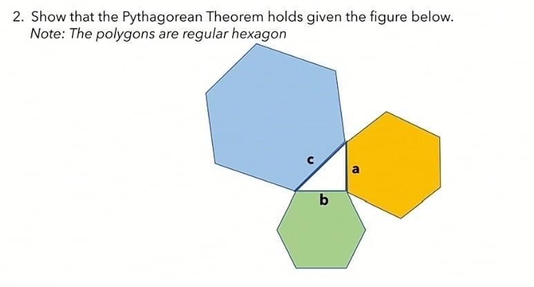 Solved 2. Show that the Pythagorean Theorem holds given the | Chegg.com