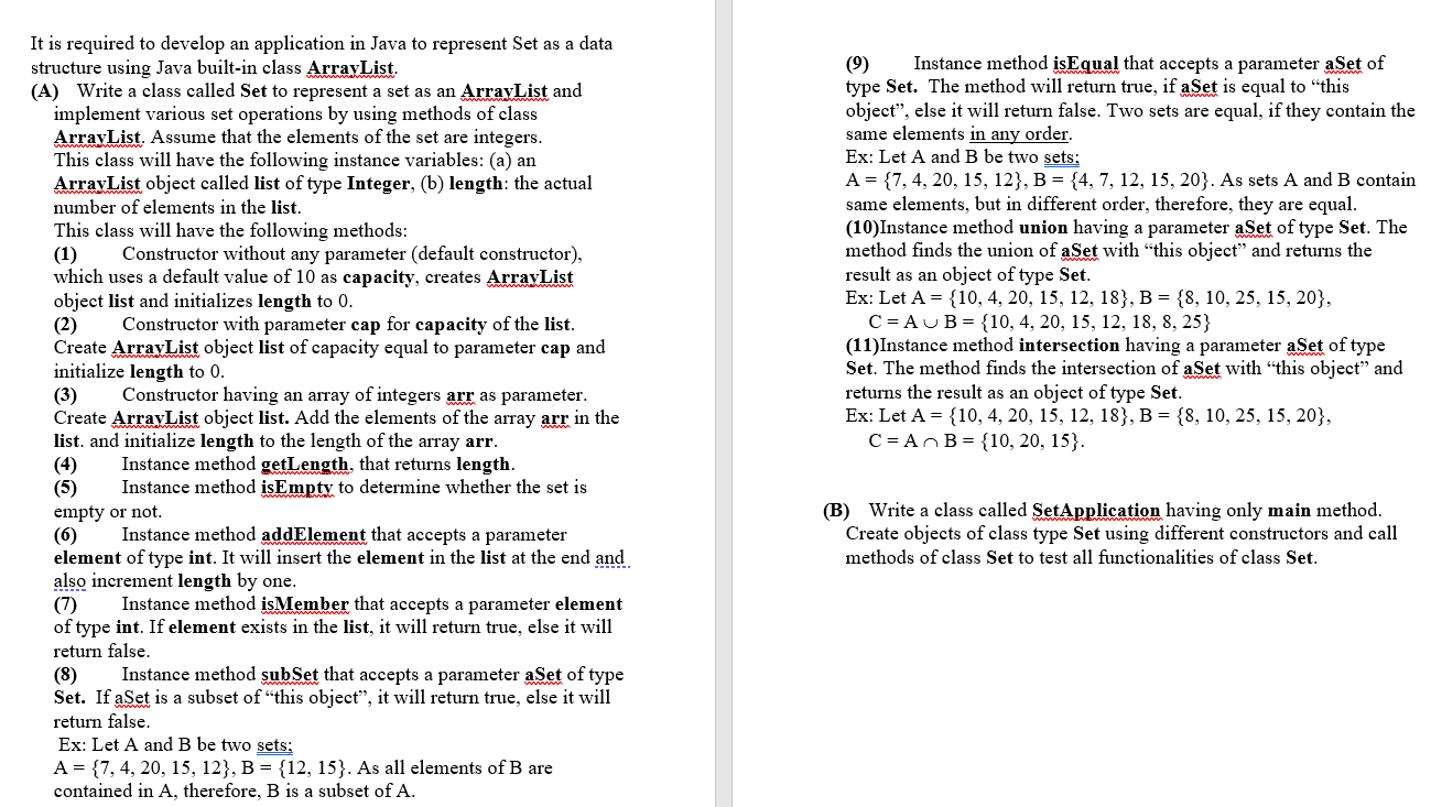 Solved It is required to develop an application in Java to | Chegg.com