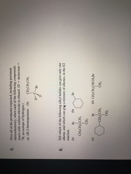 Solved 1. What product(s) are expected in the