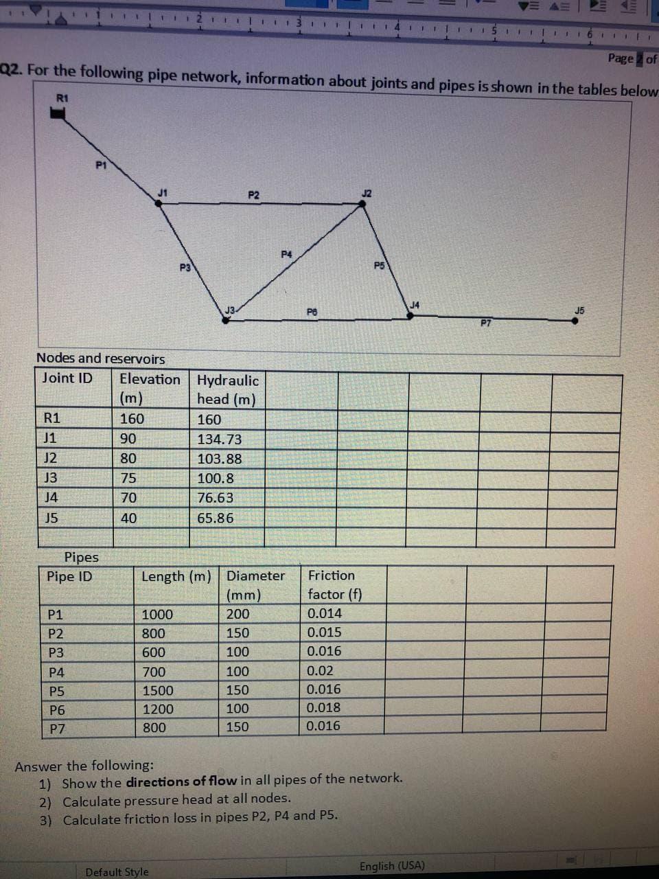 Solved 1 1 2 LETI1 4 151 16 III Page 2 of Q2. For the | Chegg.com