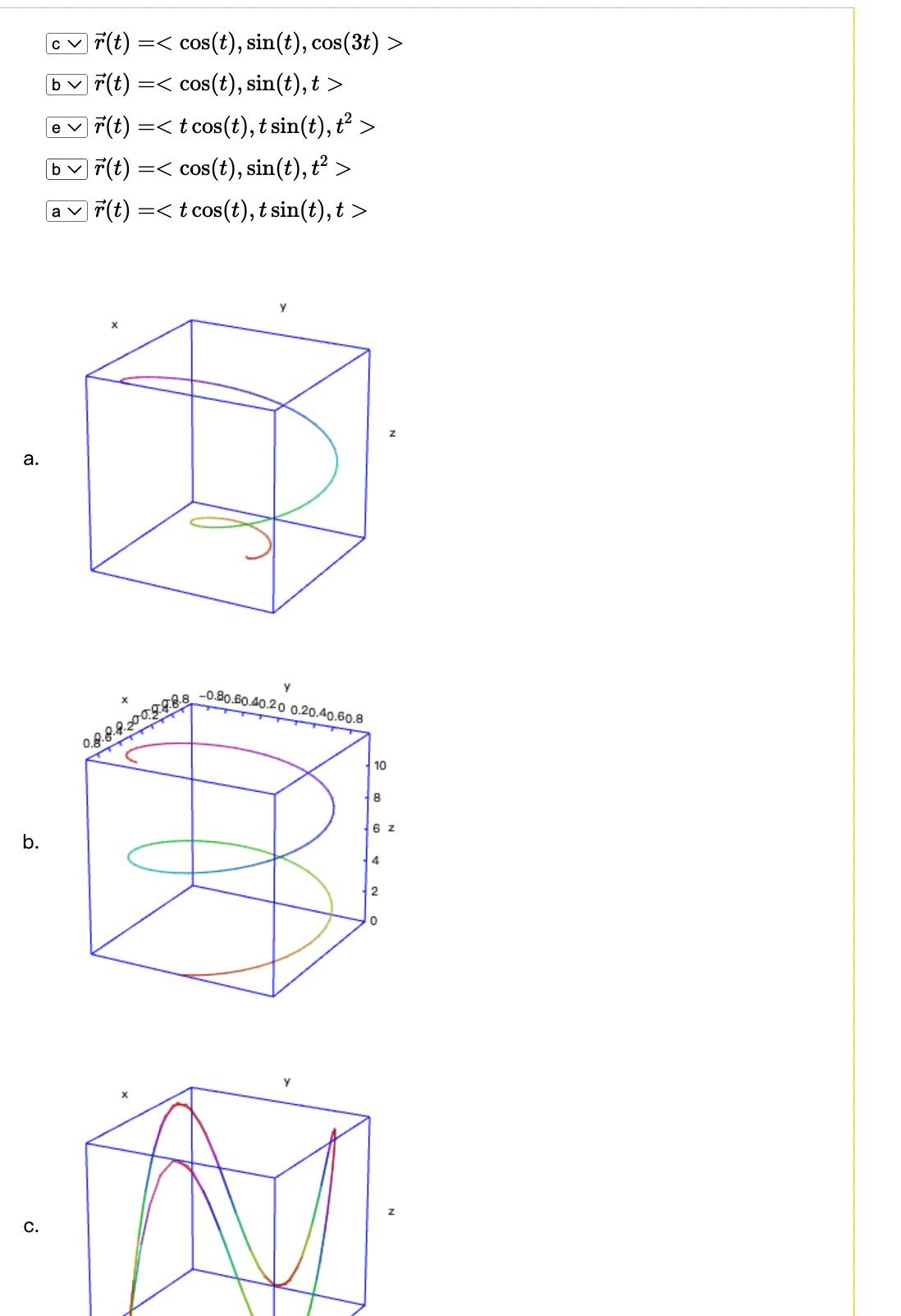 Solved r(t)r(t)r(t)r(t)r(t)=====c. d. e.