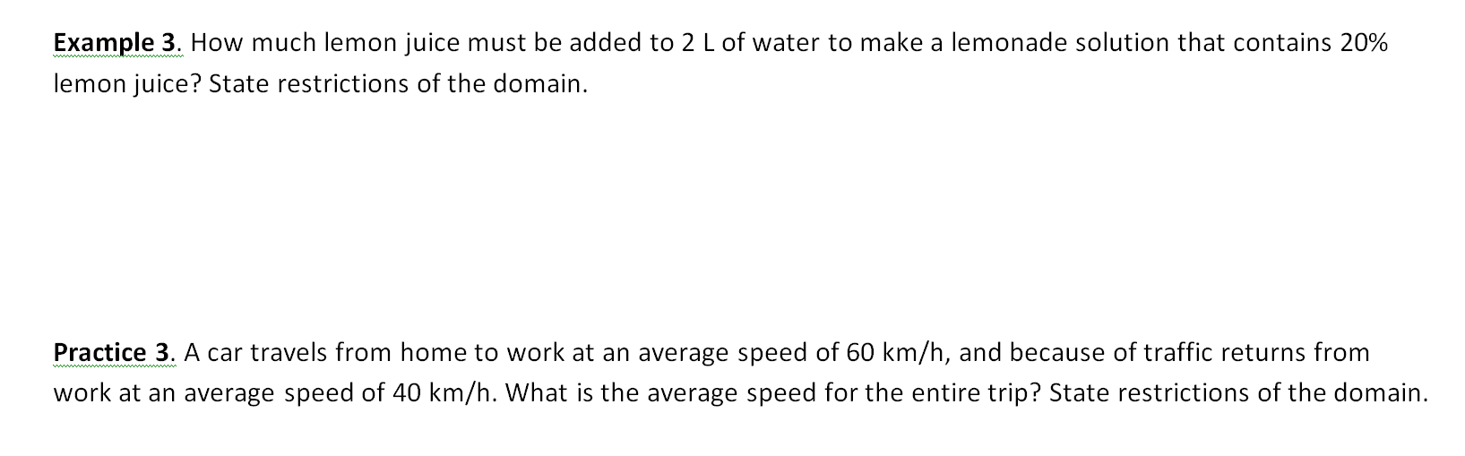 Solved Example 3. How much lemon juice must be added to 2 L | Chegg.com