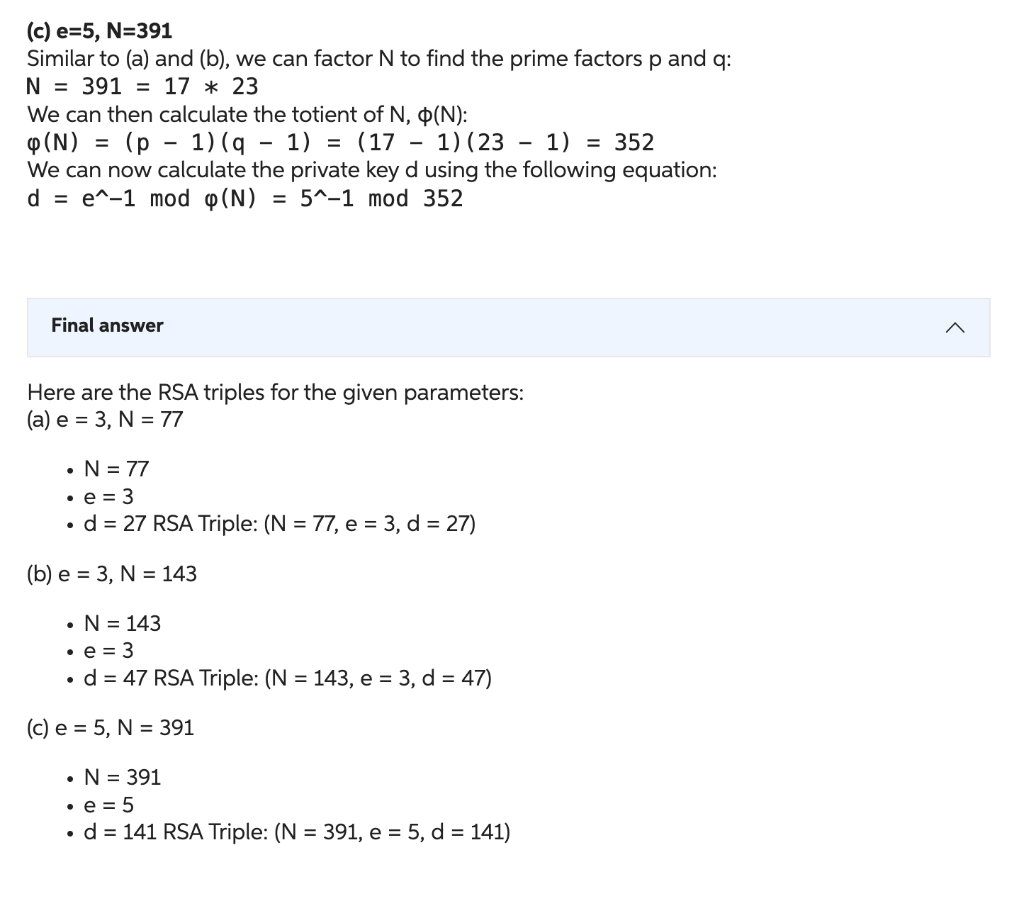 Solved I have these two answers 1 and 2, which one is | Chegg.com