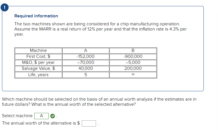 Solved Required information The two machines shown are being | Chegg.com