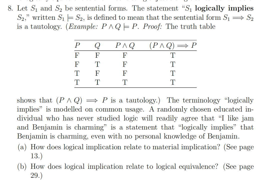 Solved 8. Let Sį And S2 Be Sentential Forms. The Statement | Chegg.com