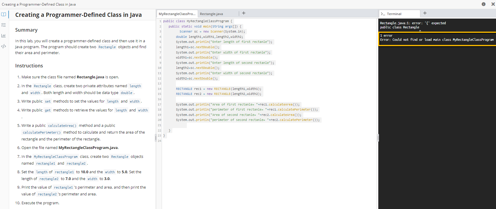 Solved I keep getting error messages when I attempt to | Chegg.com
