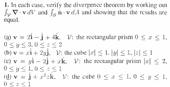 Solved In each case, verify the divergence theorem by | Chegg.com