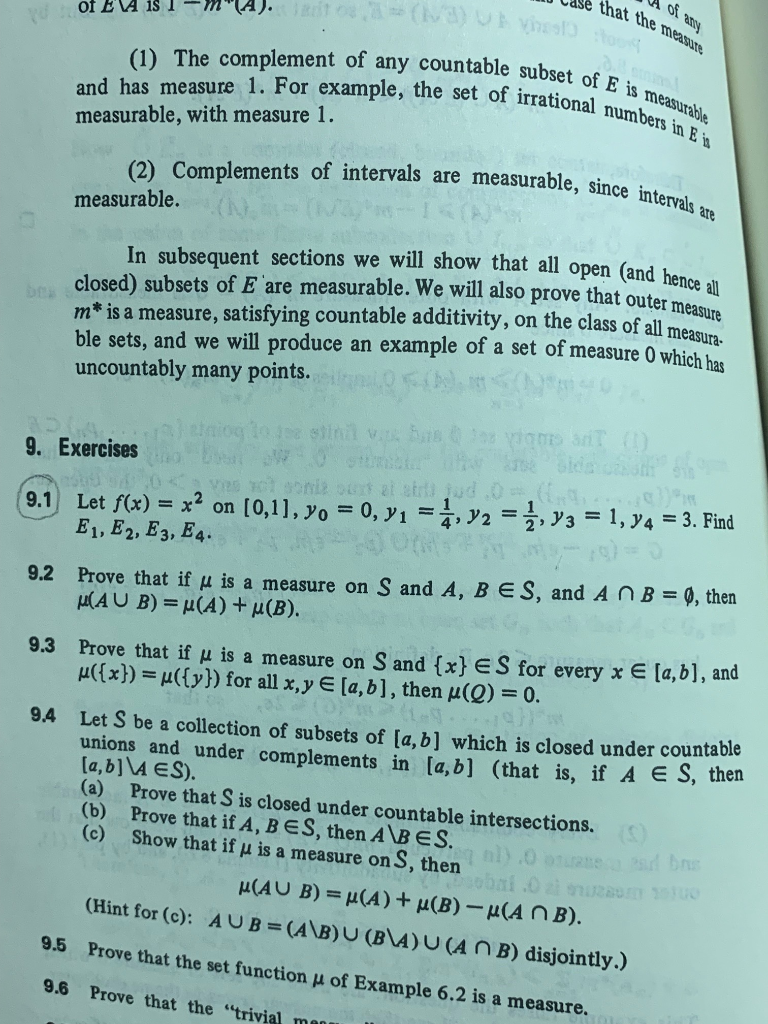 Solved Could someone do 9.1? This is from An Introduction to | Chegg.com