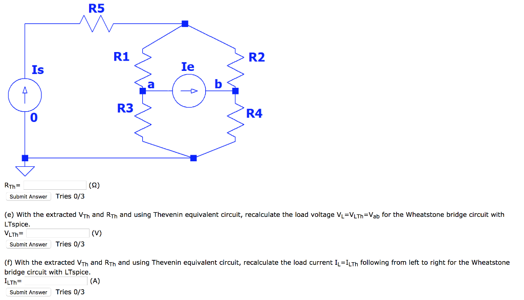 Solved Part B. Wheatstone Bridge Circuit With A Current | Chegg.com