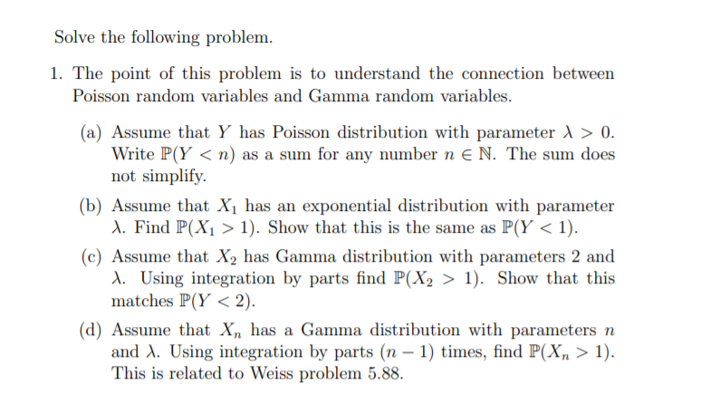 Solved Solve the following problem. 1. The point of this | Chegg.com