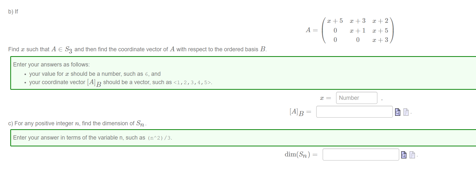 Solved An n x n matrix is said to be upper triangular if all | Chegg.com