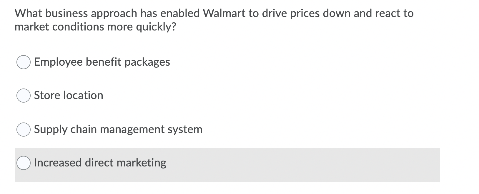 Walmart: 'We're out there asking suppliers even now, do any of you want to  … take prices down while prices are going up to gain market share