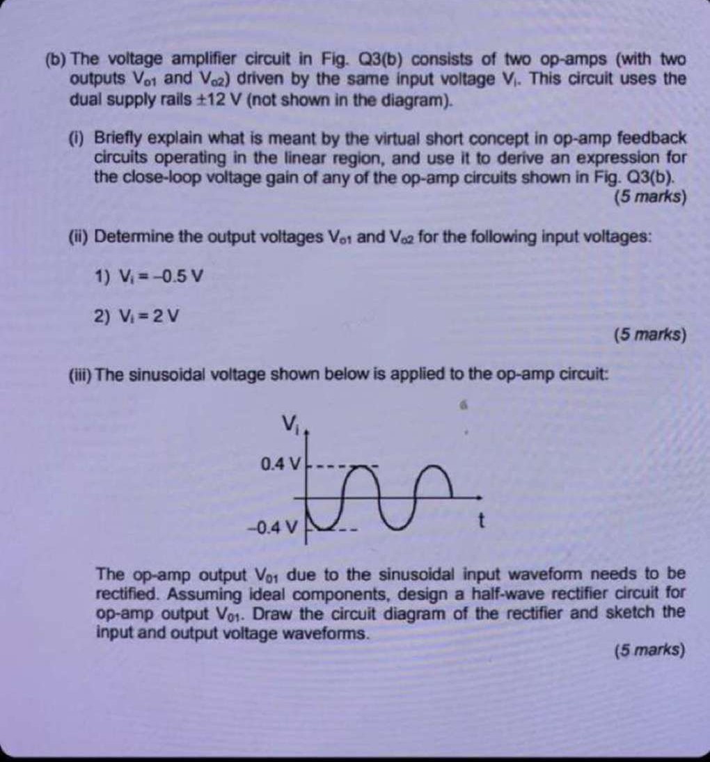 Solved Question 3 (25 marks) (a) Fig. Q3(a) shows an NPN | Chegg.com