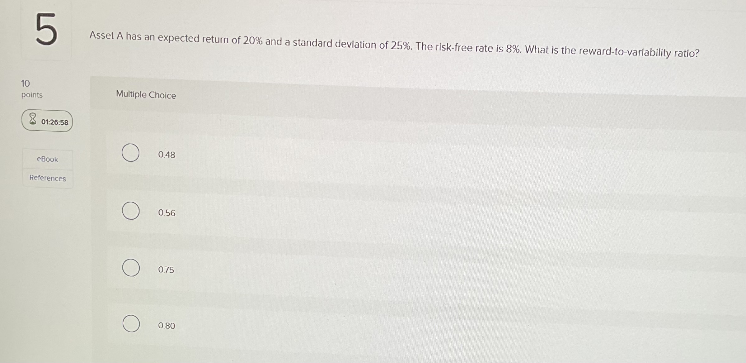 Solved Asset A Has An Expected Return Of 20% And A Standard | Chegg.com