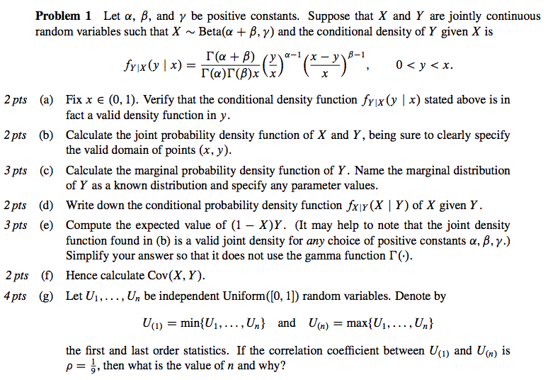 Solved Problem 1 Let A B And Y Be Positive Constants S Chegg Com