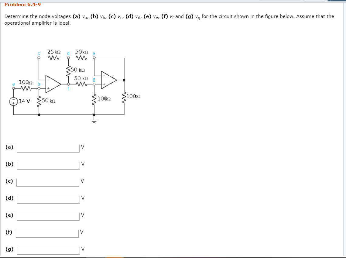 Solved Determine The Node Voltages A Va B Vb C Vc Chegg Com