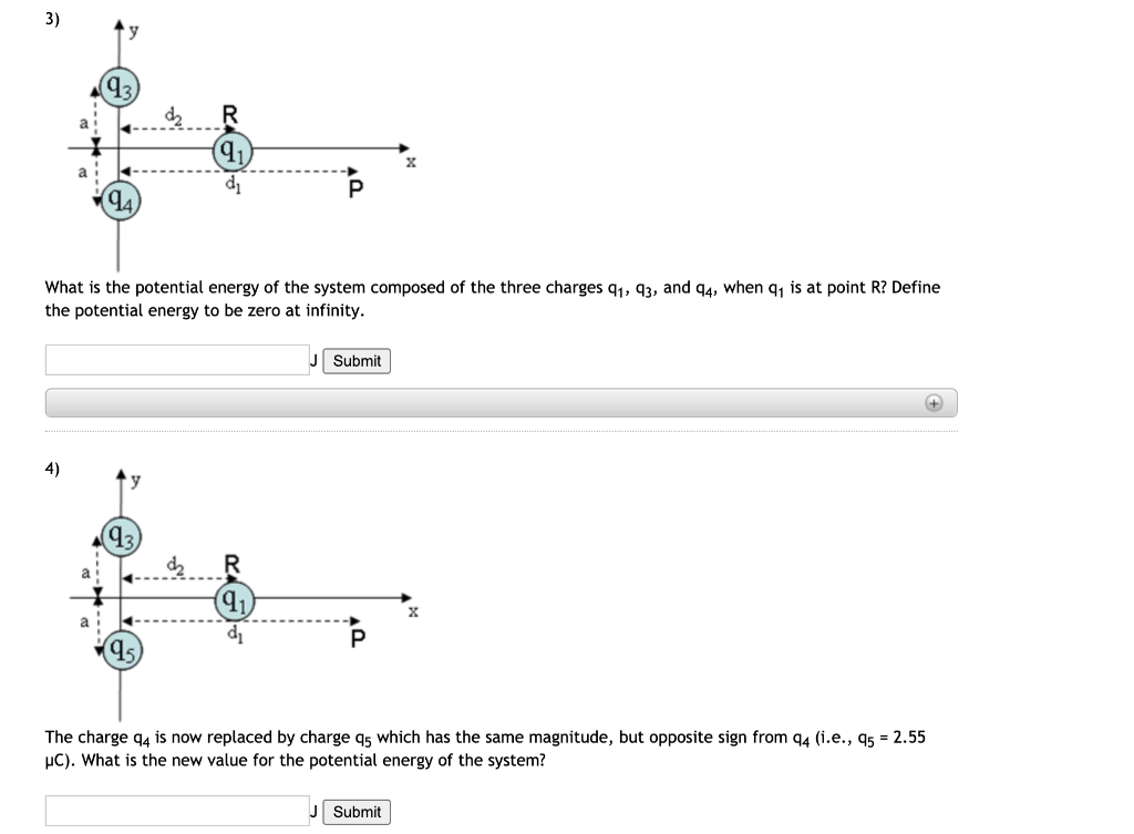 Solved A point charge 42 = -5.1 pc is fixed at the origin of | Chegg.com