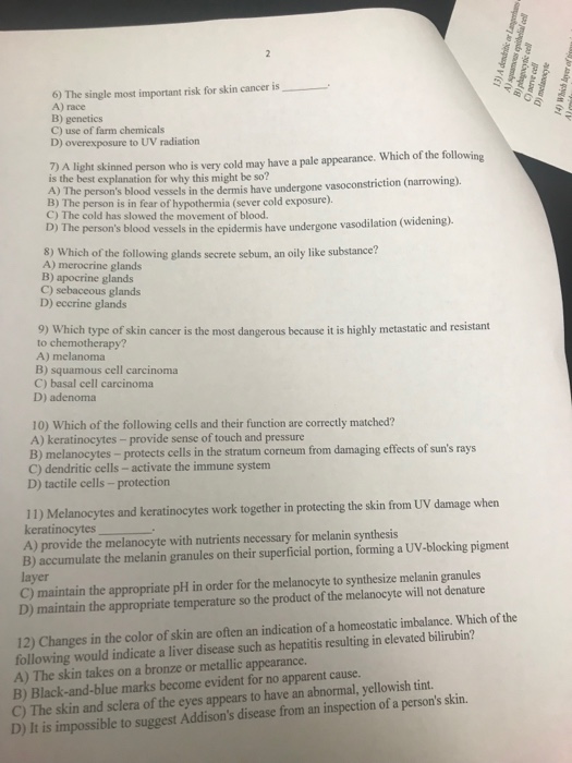 Solved STUDENT NAME: STUDENT NUMBER: Multiple Choice | Chegg.com