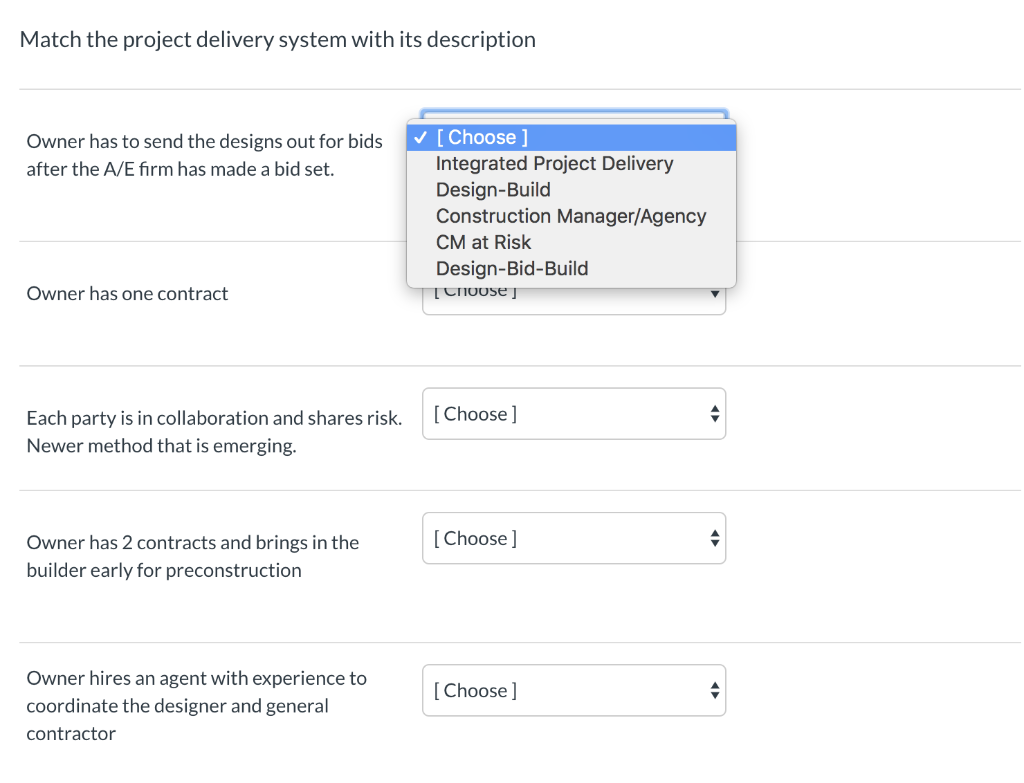 solved-match-the-project-delivery-system-with-its-chegg