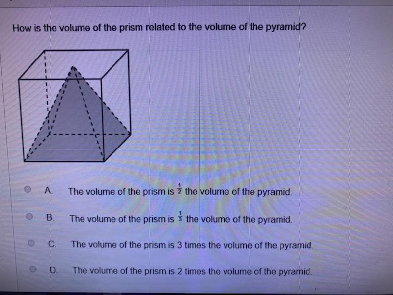 volume of prism and pyramid with the same dimensions