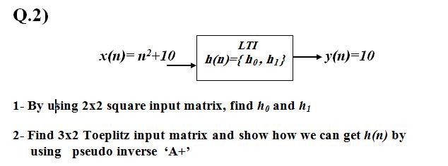 Solved Q 2 X N 12 10 N Lti H N Bo Hi Y N 10 1 Chegg Com