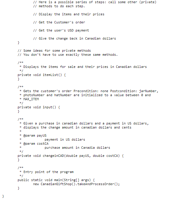 Solved In this assignment, you practice using methods and | Chegg.com
