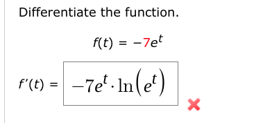 Solved Differentiate the function. | Chegg.com