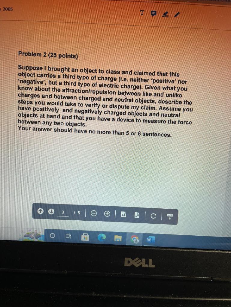Solved Problem 2 (25 points) Suppose I brought an object to | Chegg.com