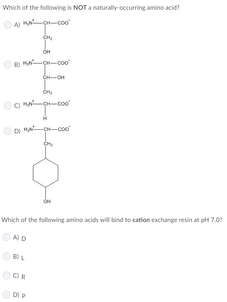 Solved Which of the following is NOT a naturally-occurring | Chegg.com