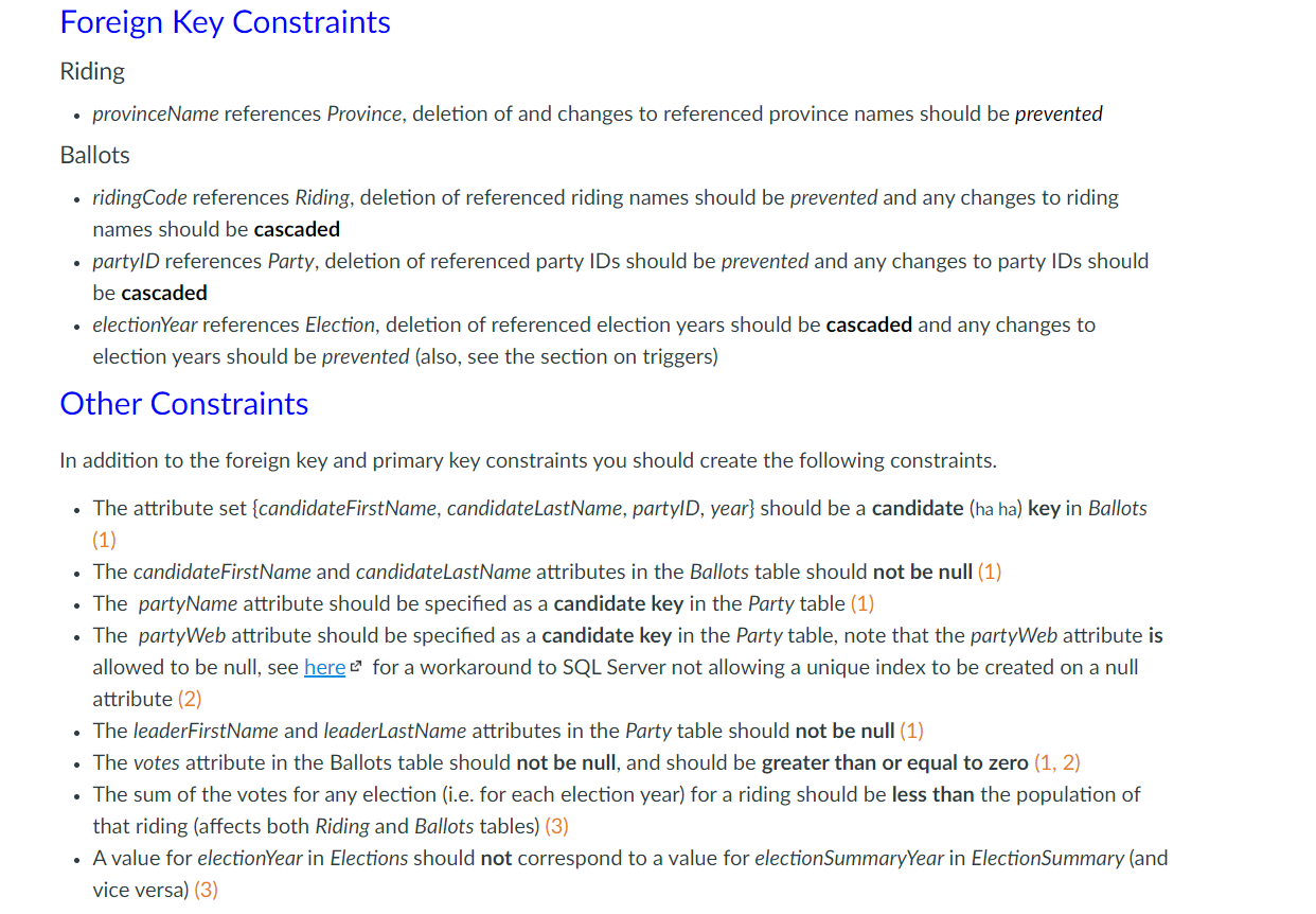 Solved Your database should have the following tables, where | Chegg.com