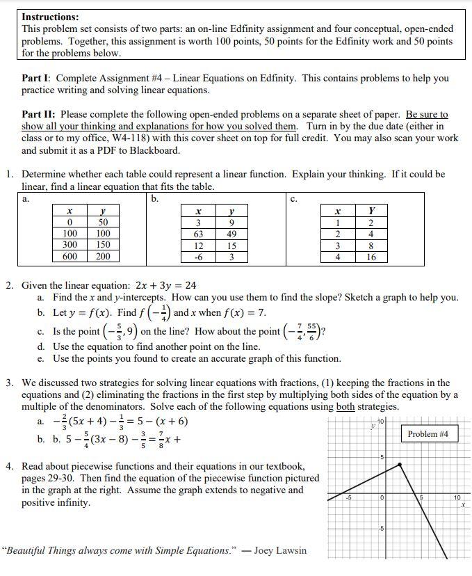 Solved Instructions: This problem set consists of two parts: | Chegg.com
