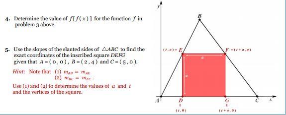 Solved 4. Determine the value of Stf(x)] for the functionſ | Chegg.com