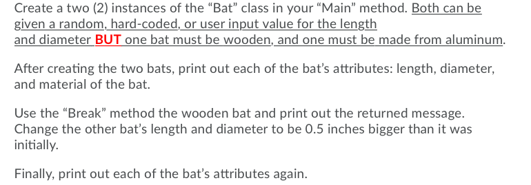 Solved I need this in java please! There are two parts to | Chegg.com