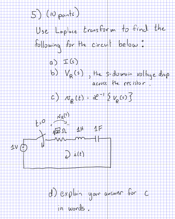 Solved ELECTRICAL ENGINEERING CIRCUITS HELP Please Provide A | Chegg.com