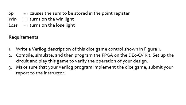 Description: The block diagram of an electronic dice | Chegg.com