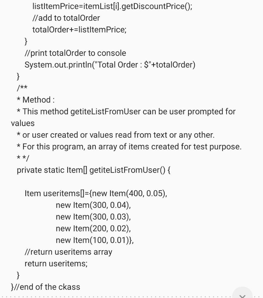 Solved Psedo-code converted to java program **/ /** * * The | Chegg.com