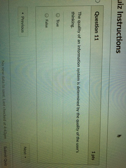 Solved Question 9 1 pts Which of the following is an | Chegg.com