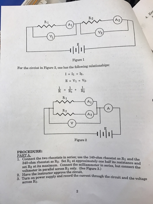 EXPERIMENT 4 OHM'S LAW RESISTANCE IN SERIES AND