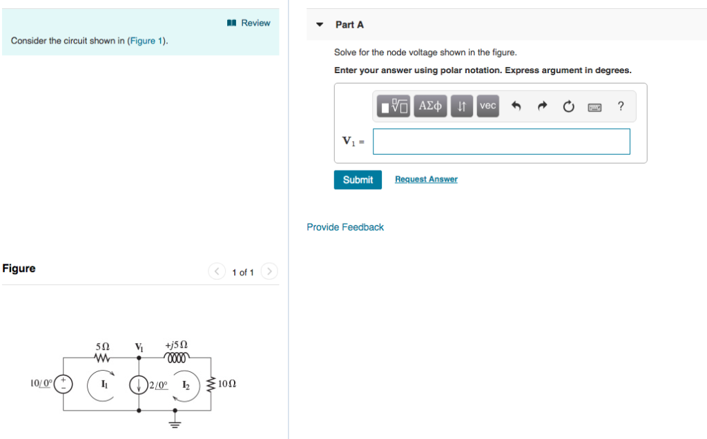 Solved Review Part A Consider the circuit shown in (Figure | Chegg.com